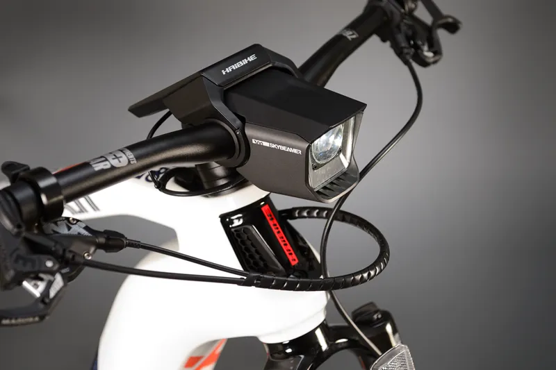 Haibike Xduro Adventr 5.0 Mens Electric Mountain Bike in White-5